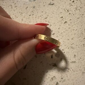 Cartier Gold Love Ring Small version (wedding band size)